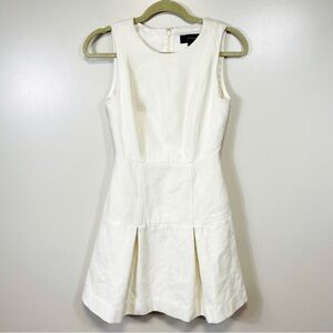 J.CREW Ivory Wool Crew Neck Sleeveless Sheath Dress - Women’s Size 00